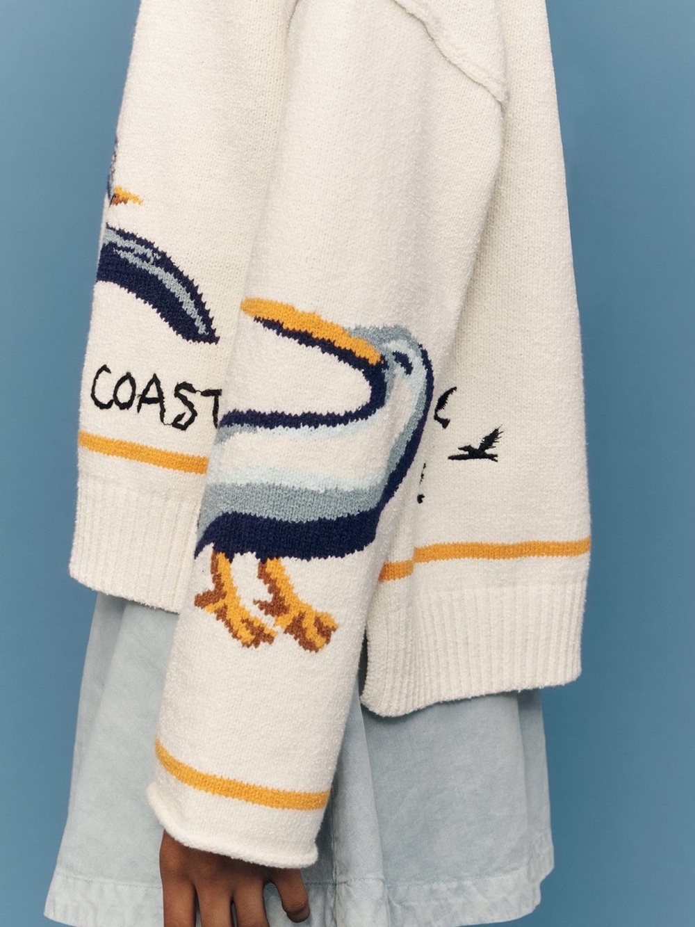 Anthropologie Pilcro Lost Coast Long Sleeve Crew neck sweater. - Picture 3 of 17